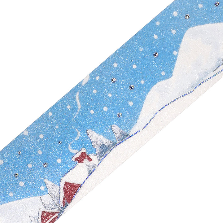 BGM Foil Stamping Masking Tape: Dreamscape in Snow Country — BGM washi tape — decorative Japanese paper tape for journaling and craft, at Cityluxe Singapore