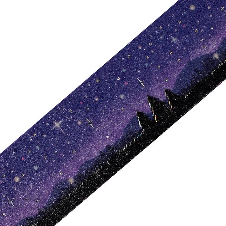 BGM Foil Stamping Masking Tape: Dreamscape in Starry Sky — BGM washi tape — decorative Japanese paper tape for journaling and craft, at Cityluxe Singapore