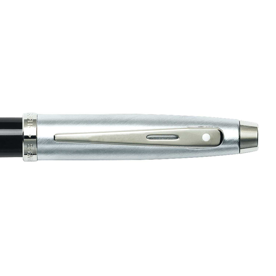 Sheaffer 100 E9313 Black and Chrome  With Chrome Trims Fountain Pen (WW30)