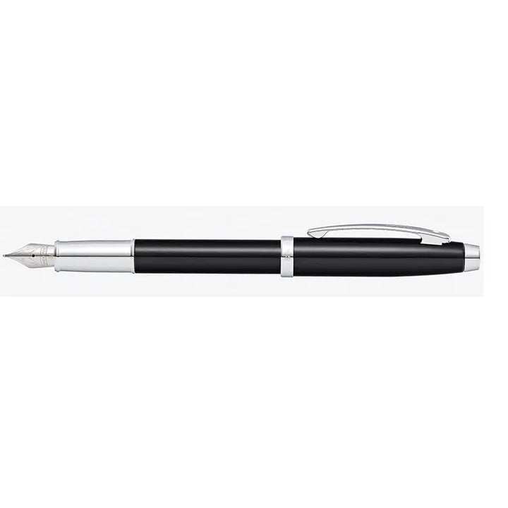 Sheaffer 100 E9338 Glossy Black Lacquer Fountain Pen (WW30) — Sheaffer fountain pen — precision nib writing instrument, at Cityluxe Singapore stationery store