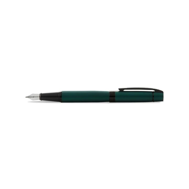 Sheaffer 300 E9346 Matte Green With Black Trims Fountain Pen  (WW30) — Sheaffer fountain pen — precision nib writing instrument, at Cityluxe Singapore stationery store