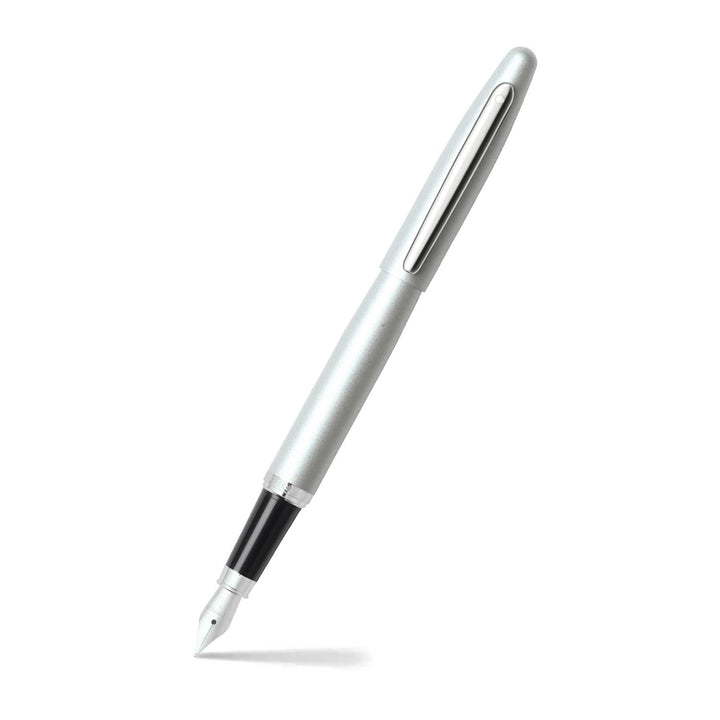Sheaffer  VFM E9400 Strobe Silver Fountain Pen — Sheaffer fountain pen — precision nib writing instrument, at Cityluxe Singapore stationery store