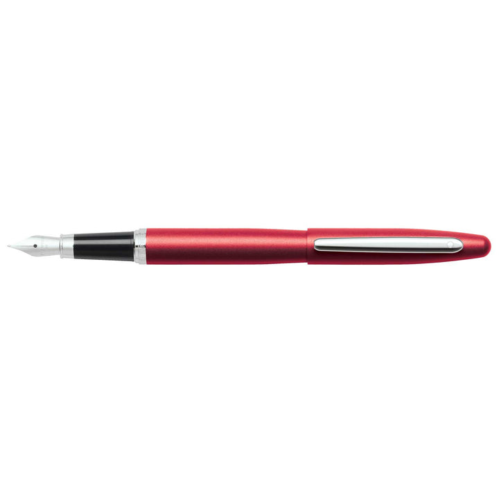Sheaffer  VFM E9403 Excessive Red Fountain Pen With Chrome Trims  (WW31) — Sheaffer fountain pen — precision nib writing instrument, at Cityluxe Singapore stationery store