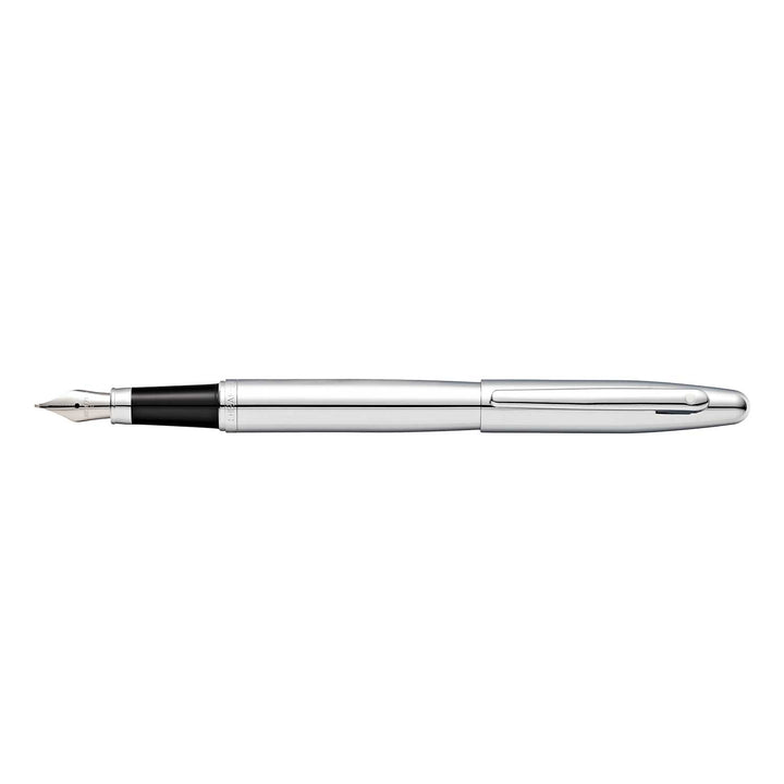 Sheaffer  VFM E9421 Polished Chrome With Chrome Trims Fountain Pen (WW31) — Sheaffer fountain pen — precision nib writing instrument, at Cityluxe Singapore stationery store