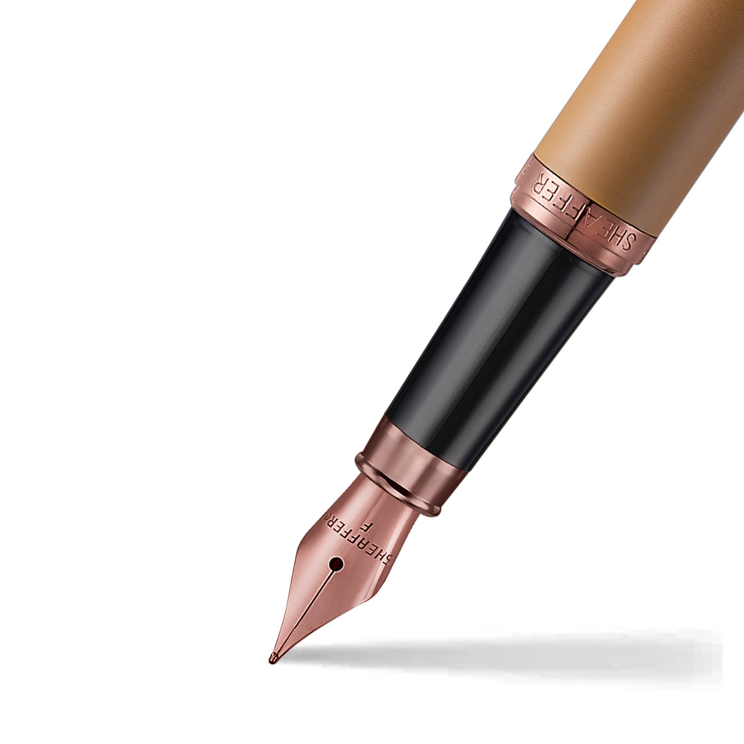 Sheaffer VFM E9428 Coffee Edition Matt Brown  With Regal Brown PVD Trims Fountain Pen (WW31 Coffee)