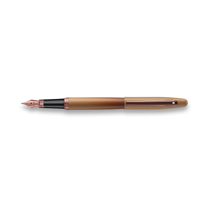 Sheaffer VFM E9428 Coffee Edition Matt Brown  With Regal Brown PVD Trims Fountain Pen (WW31 Coffee)