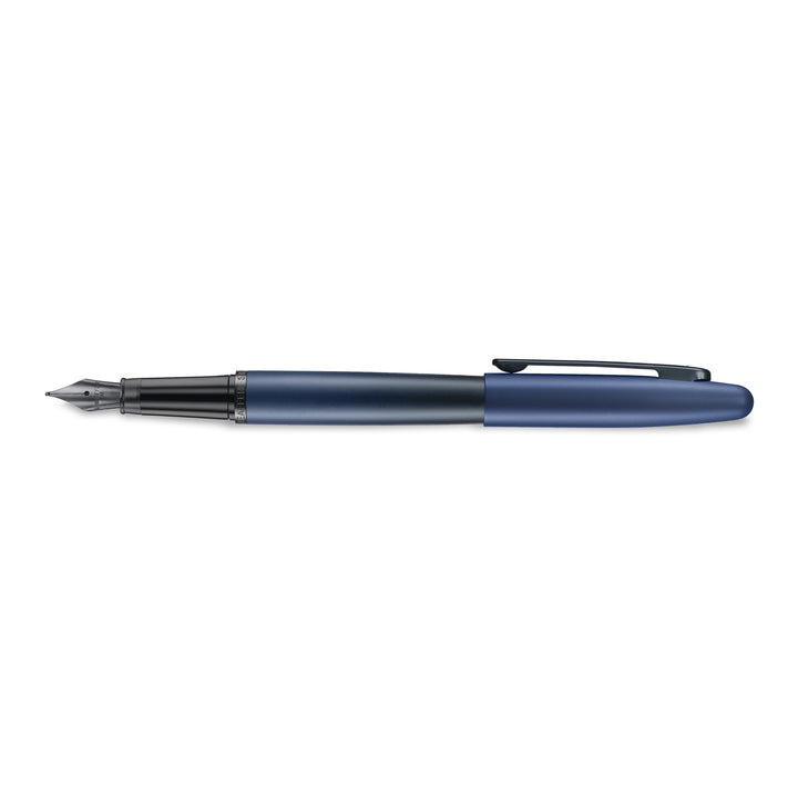 Sheaffer VFM 9429 Matt Blue  With Matt Black PVD Trims  Fountain Pen (WW31) — Sheaffer fountain pen — precision nib writing instrument, at Cityluxe Singapore stationery store
