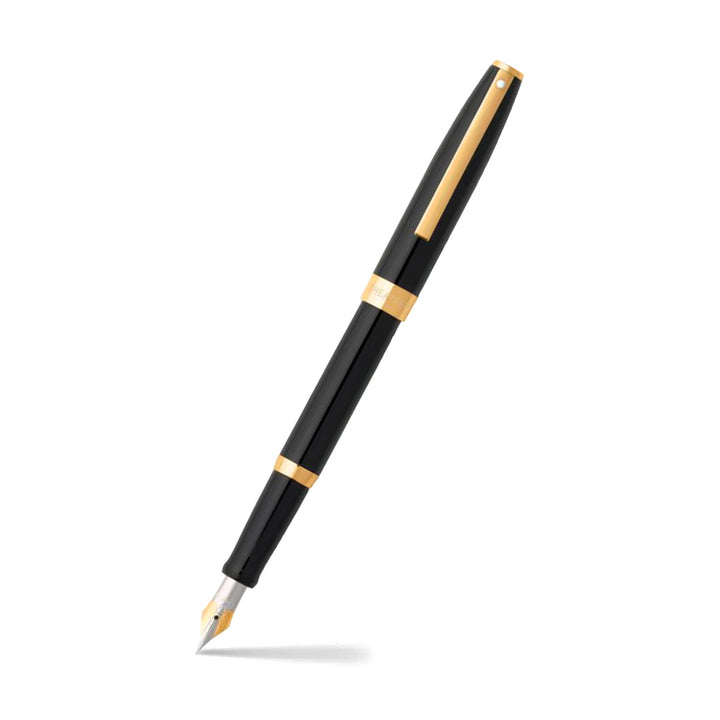 Sheaffer SAGARIS E9471 Gloss Black With Gold Tone Trim Fountain Pen  (WW30) — Sheaffer fountain pen — precision nib writing instrument, at Cityluxe Singapore stationery store