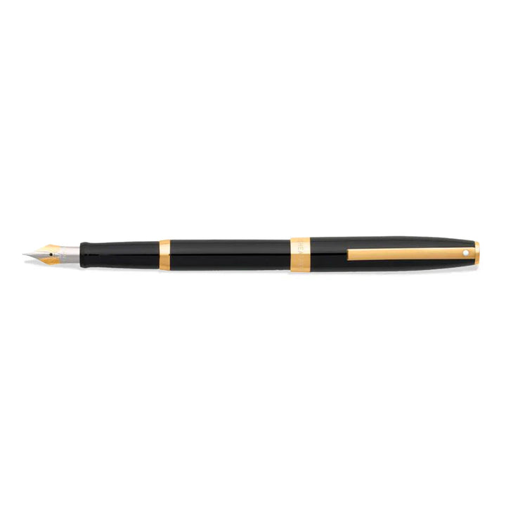 Sheaffer SAGARIS E9471 Gloss Black With Gold Tone Trim Fountain Pen  (WW30) — Sheaffer fountain pen — precision nib writing instrument, at Cityluxe Singapore stationery store