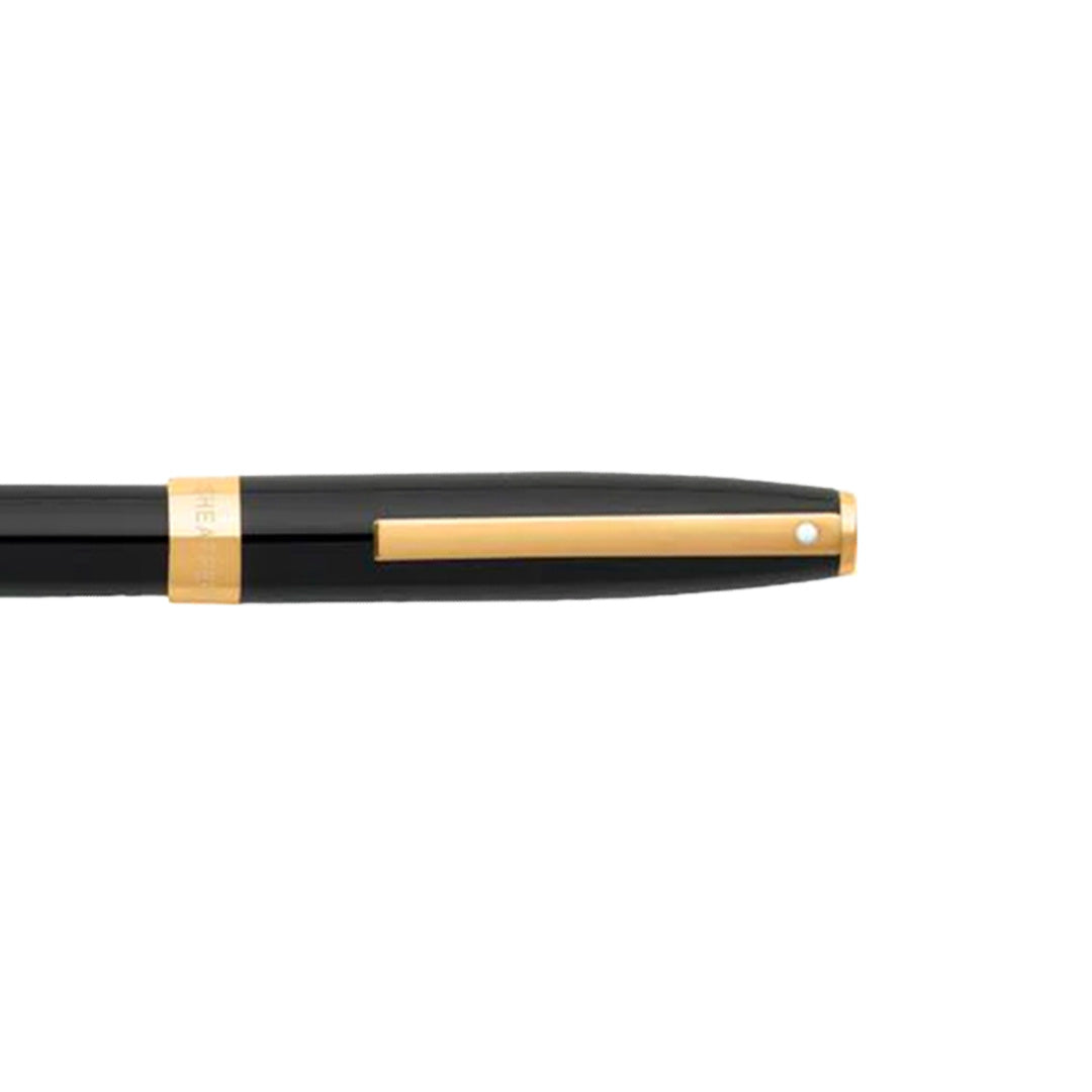 Sheaffer SAGARIS E9471 Gloss Black With Gold Tone Trim Fountain Pen  (WW30) — Sheaffer fountain pen — precision nib writing instrument, at Cityluxe Singapore stationery store