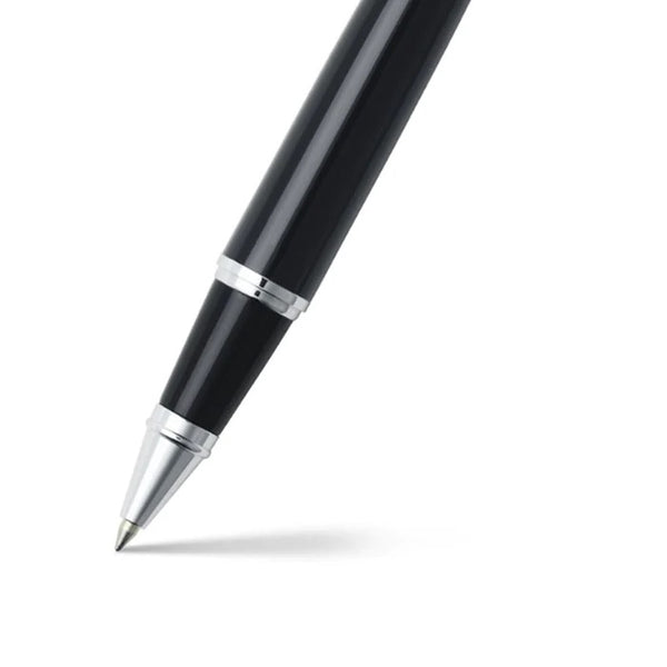 Load image into Gallery viewer, Sheaffer 300 E9314 Rollerball Pen - Glossy Black Barrel and Chrome Cap with Chrome Plated Trims
