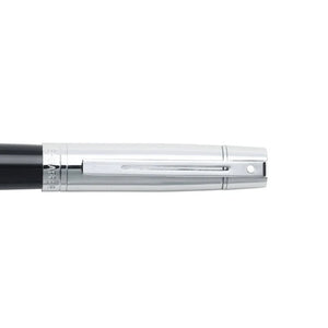 Sheaffer 300 E9314 Rollerball Pen - Glossy Black Barrel and Chrome Cap with Chrome Plated Trims