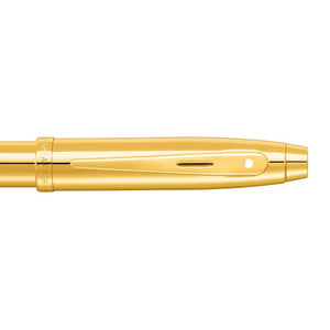 Sheaffer 100 E9372 Rollerball Pen - PVD Gold with PVD Gold-tone Trims