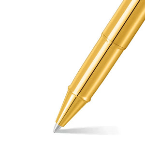 Sheaffer 100 E9372 Rollerball Pen - PVD Gold with PVD Gold-tone Trims