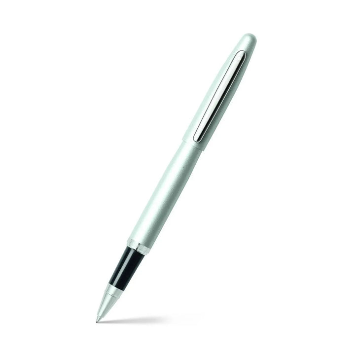 Sheaffer  VFM E9400 Strobe Silver With Chrome Trims Rollerball Pen (WW31) — Sheaffer rollerball pen — fluid gel ink writing instrument, at Cityluxe Singapore
