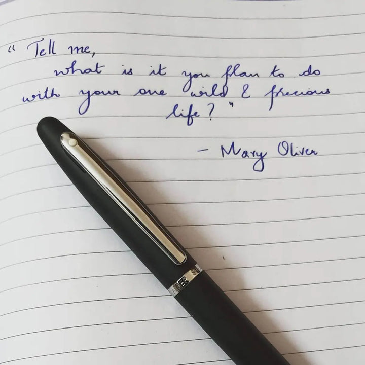 Sheaffer  VFM E9405 Matte Black With Chrome Trims Rollerball Pen (WW31)