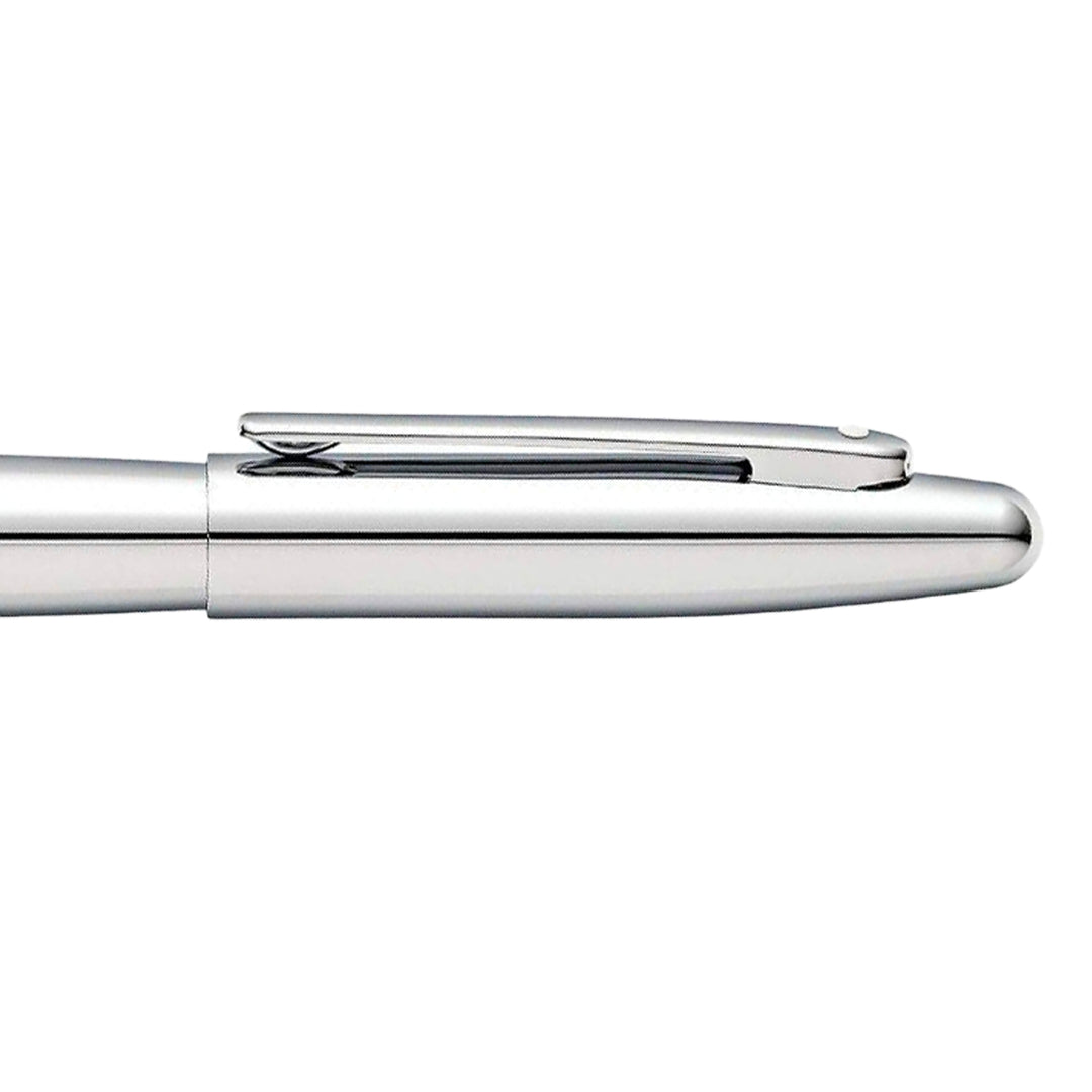 Sheaffer  VFM E9421 Polished Chrome With Chrome Trims Rollerball Pen (WW31) — Sheaffer rollerball pen — fluid gel ink writing instrument, at Cityluxe Singapore
