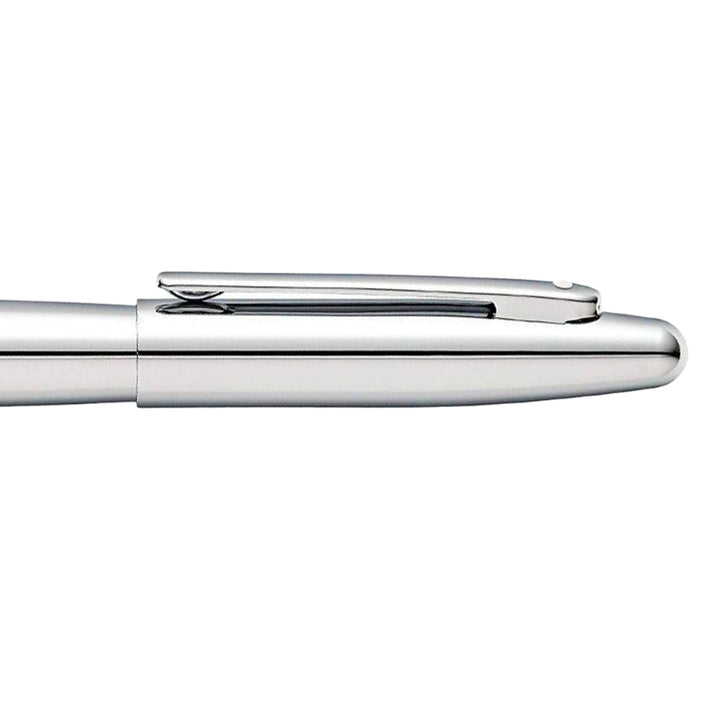 Sheaffer  VFM E9421 Polished Chrome With Chrome Trims Rollerball Pen (WW31) — Sheaffer rollerball pen — fluid gel ink writing instrument, at Cityluxe Singapore