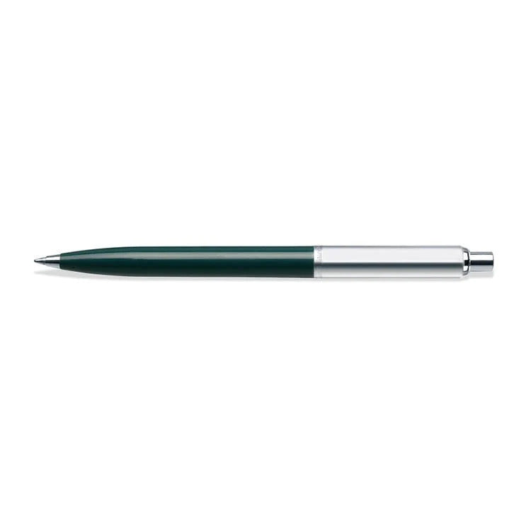 Sheaffer Sentinel Dark Green and Chrome Ballpoint Pen With Chrome Trims (WW31) — Sheaffer ballpoint pen — reliable smooth-writing everyday pen, at Cityluxe Singapore