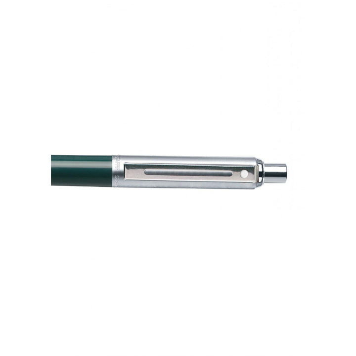 Sheaffer Sentinel Dark Green and Chrome Ballpoint Pen With Chrome Trims (WW31) — Sheaffer ballpoint pen — reliable smooth-writing everyday pen, at Cityluxe Singapore