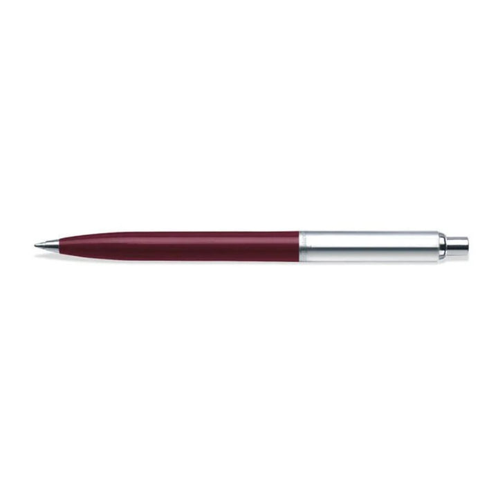 Sheaffer Sentinel Burgundy and Chrome Ballpoint Pen With Chrome Trims (WW31) — Sheaffer ballpoint pen — reliable smooth-writing everyday pen, at Cityluxe Singapore