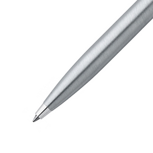 Sheaffer 100 E9306 Ballpoint Pen - Brushed Chrome with Chrome Plated Trims