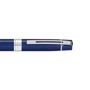 Sheaffer 300 E9341 Ballpoint Pen - Glossy Blue with Chrome Plated Trims