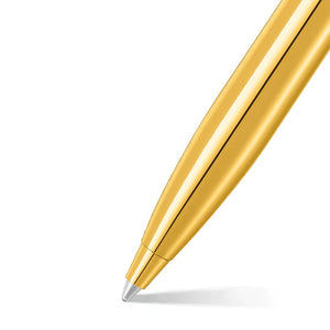 Sheaffer 100 E9372 Ballpoint Pen - PVD Gold with PVD Gold-tone Trims