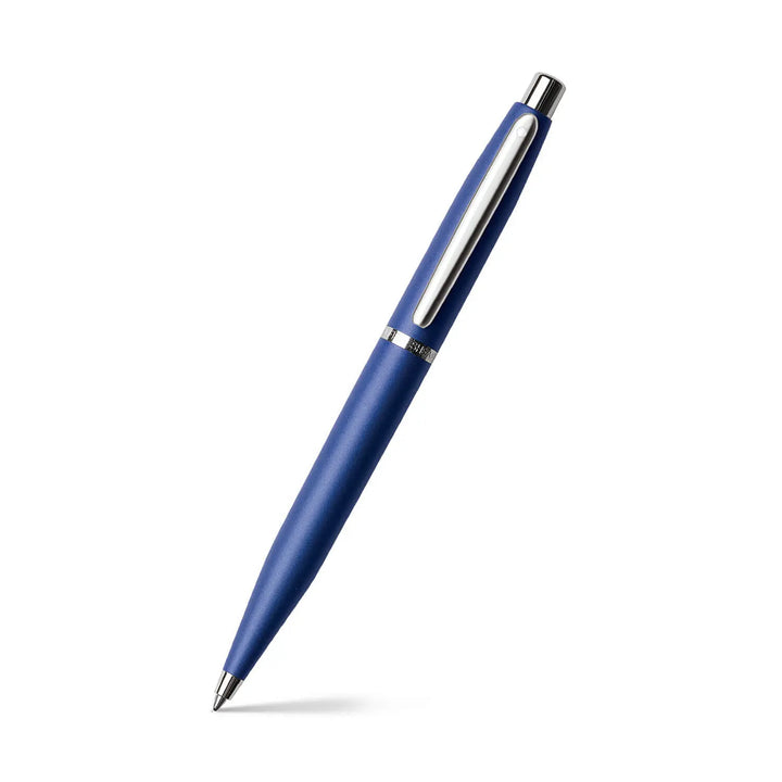 Sheaffer VFM E9401 Neon Blue With Chrome Trims Ballpoint Pen (WW31) — Sheaffer ballpoint pen — reliable smooth-writing everyday pen, at Cityluxe Singapore