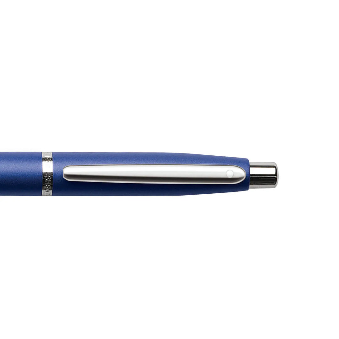 Sheaffer VFM E9401 Neon Blue With Chrome Trims Ballpoint Pen (WW31) — Sheaffer ballpoint pen — reliable smooth-writing everyday pen, at Cityluxe Singapore