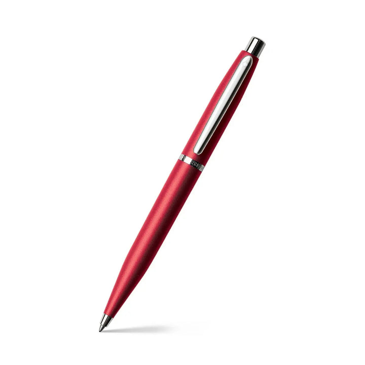Sheaffer  VFM E9403 Excessive Red With Chrome Trims Ballpoint Pen (WW31) — Sheaffer ballpoint pen — reliable smooth-writing everyday pen, at Cityluxe Singapore