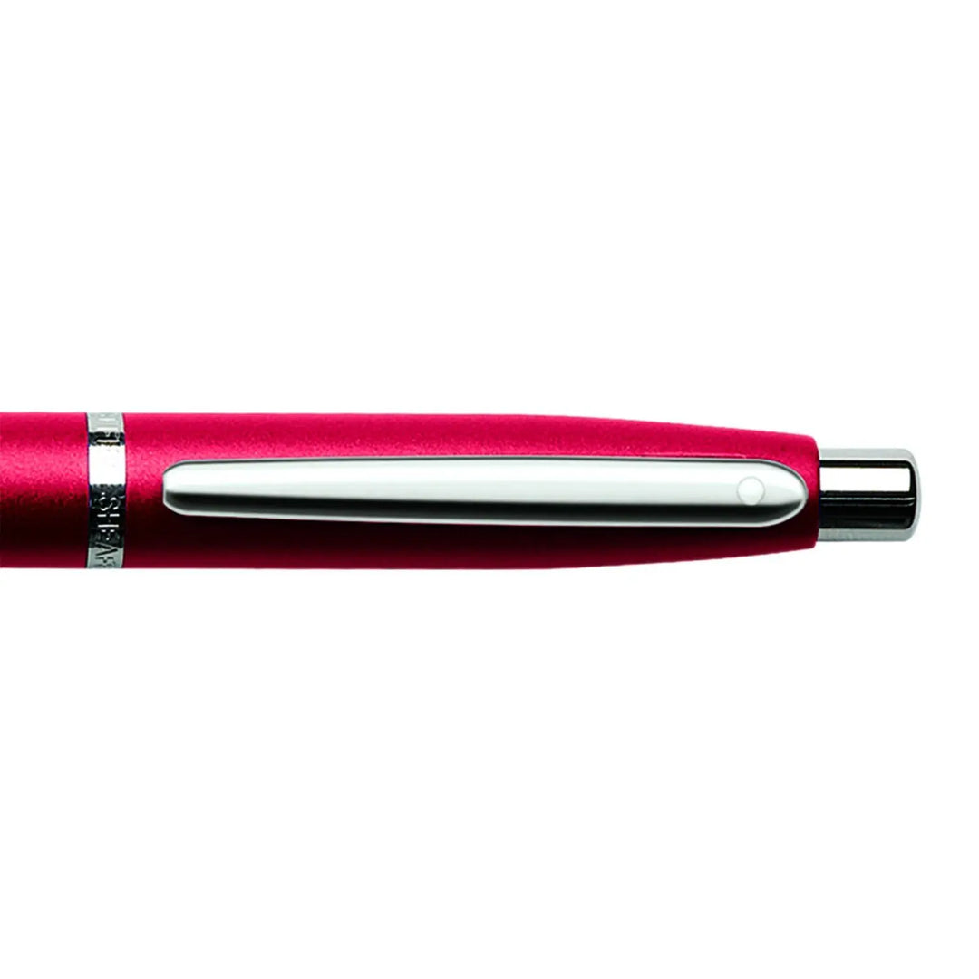 Sheaffer  VFM E9403 Excessive Red With Chrome Trims Ballpoint Pen (WW31) — Sheaffer ballpoint pen — reliable smooth-writing everyday pen, at Cityluxe Singapore