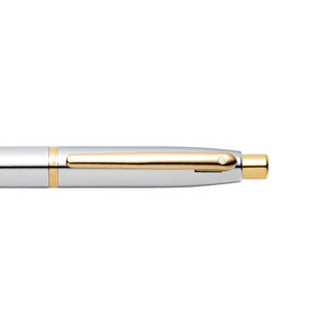 Sheaffer VFM E9422 Ballpoint Pen - Polished Chrome with Gold Plated Trims