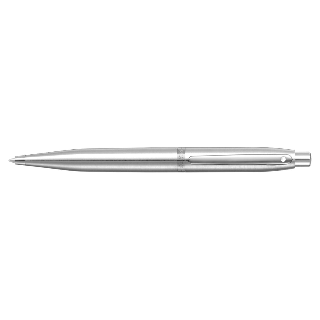 Sheaffer  VFM 9426 Brushed Chrome  With Chrome Trim Ballpoint Pen (WW31)