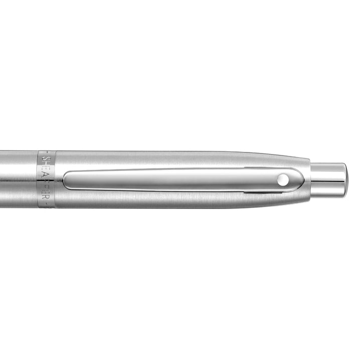 Sheaffer  VFM 9426 Brushed Chrome  With Chrome Trim Ballpoint Pen (WW31)