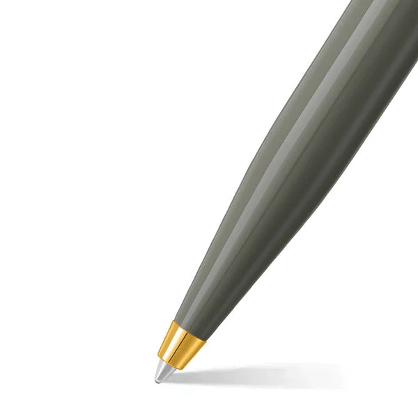 Load image into Gallery viewer, Sheaffer VFM E9427 Ballpoint Pen - Glossy Light Gray with PVD Gold-tone Trims
