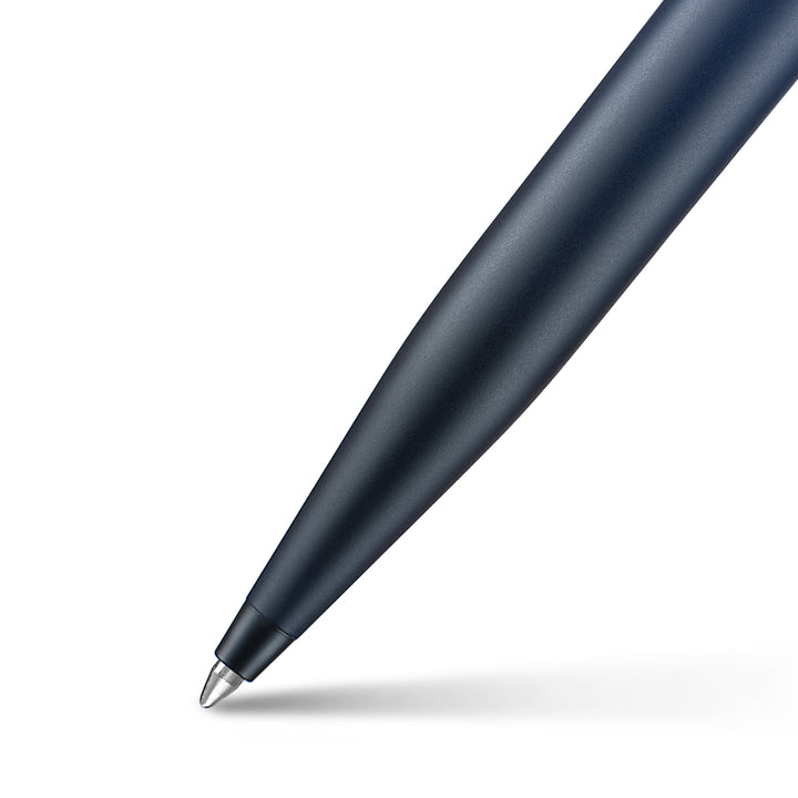 Sheaffer VFM 9429 Matt Blue  With Matt Black PVD Trims Ballpoint Pen (WW31) — Sheaffer ballpoint pen — reliable smooth-writing everyday pen, at Cityluxe Singapore