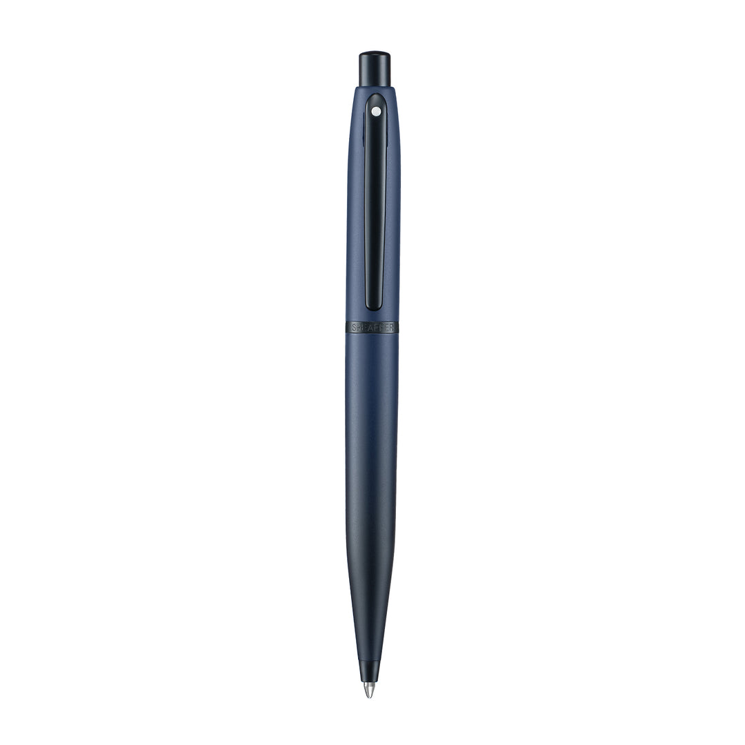 Sheaffer VFM 9429 Matt Blue  With Matt Black PVD Trims Ballpoint Pen (WW31) — Sheaffer ballpoint pen — reliable smooth-writing everyday pen, at Cityluxe Singapore
