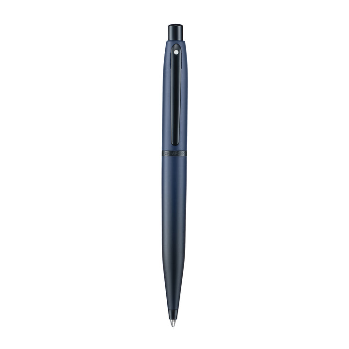 Sheaffer VFM 9429 Matt Blue  With Matt Black PVD Trims Ballpoint Pen (WW31) — Sheaffer ballpoint pen — reliable smooth-writing everyday pen, at Cityluxe Singapore