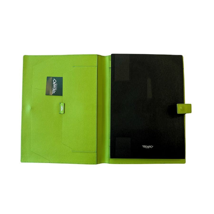 InTempo A4 Pad Cover with Closure — In Tempo document holder — premium stationery and lifestyle, at Cityluxe Singapore