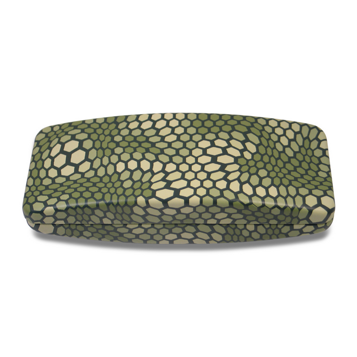 Acme Studio Eye Glass Case in Honeycomb — Acme Studio carrying case — stationery storage accessory, at Cityluxe Singapore