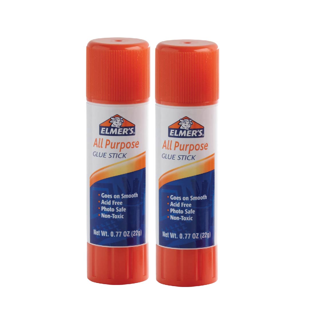 Elmer’s All Purpose Glue Stick 22G (0.77oz) Bundle of 2