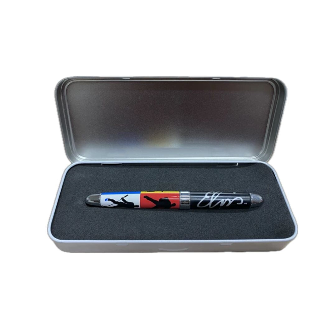 Acme Studio ON STAGE Elvis Presley Limited Edition Roller Ball Pen — writing at an angle