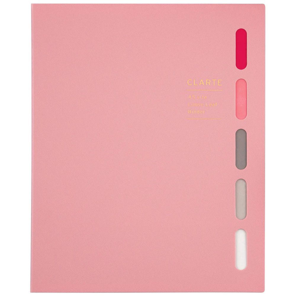 Maruman A5 Binder Clarte Pink