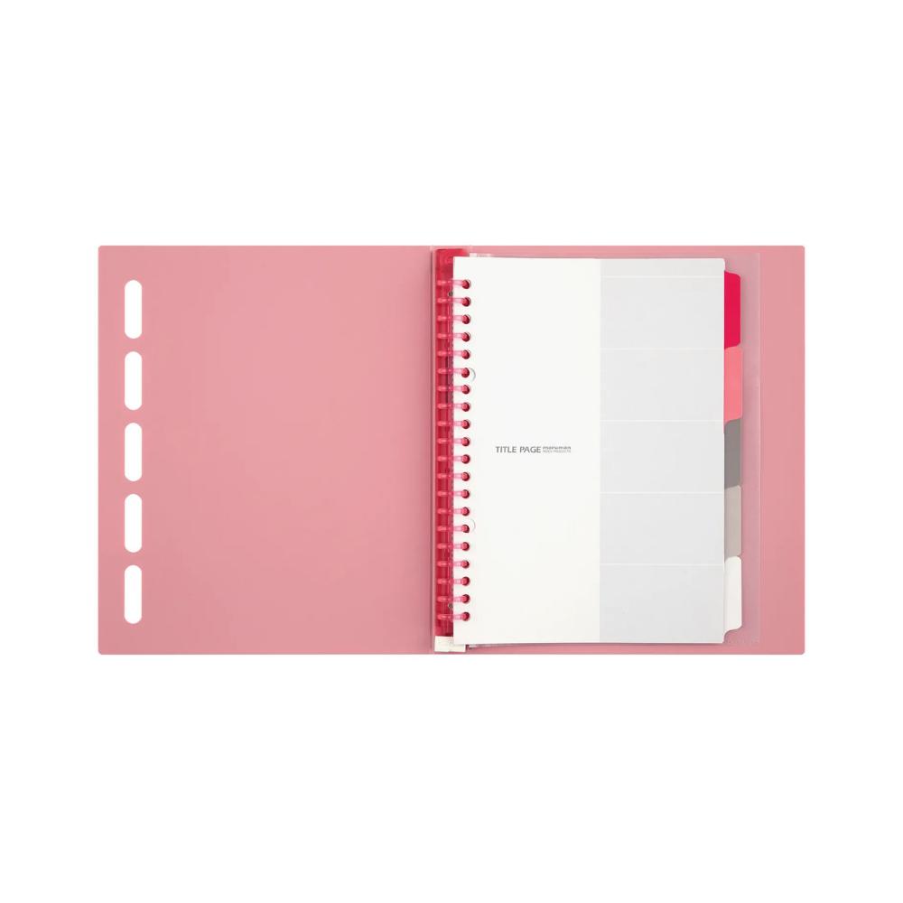 Maruman A5 Binder Clarte Pink