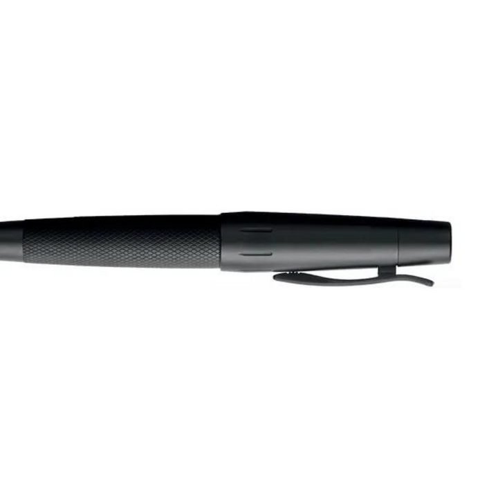 Faber-Castell E-Motion Ballpoint Pen Pure Black Anodized Aluminum — Faber-Castell ballpoint pen — reliable smooth-writing everyday pen, at Cityluxe Singapore