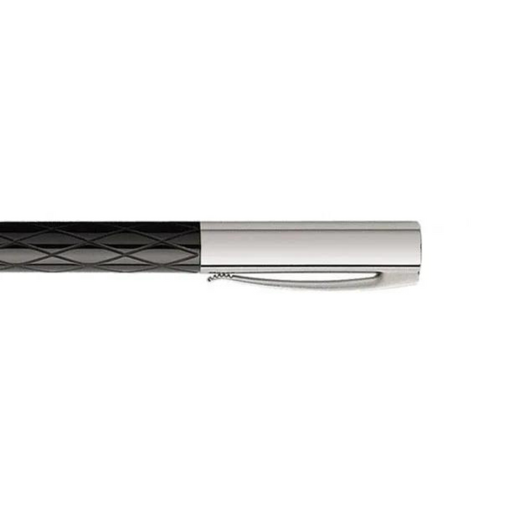 Faber-Castell Ambition Rollerball Pen Rhombus Black — Faber-Castell rollerball pen — fluid gel ink writing instrument, at Cityluxe Singapore