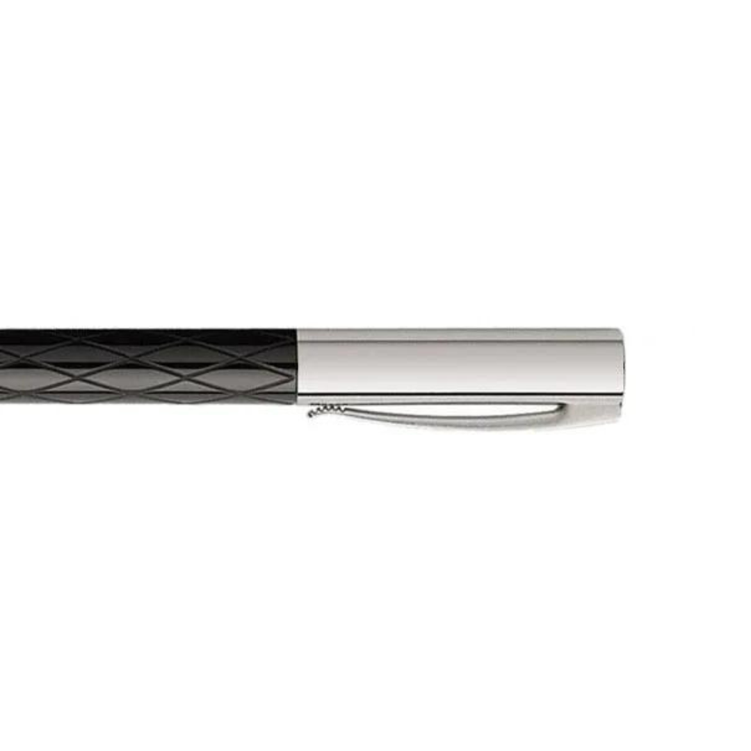 Faber-Castell Ambition Fountain Pen Rhombus Black (FPD 2024) — Faber-Castell fountain pen — precision nib writing instrument, at Cityluxe Singapore stationery store