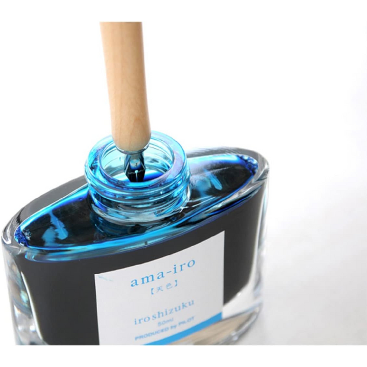 Pilot Iro-Utsushi Dip Fountain Pen in BK Wood — PILOT fountain pen — precision nib writing instrument, at Cityluxe Singapore stationery store