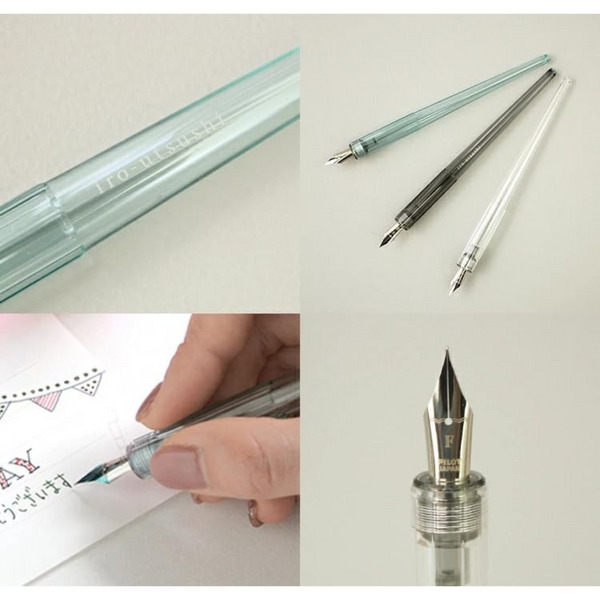 이미지를 갤러리 뷰어에 로드 , Pilot Iro-Utsushi Dip Fountain Pen - Clear
